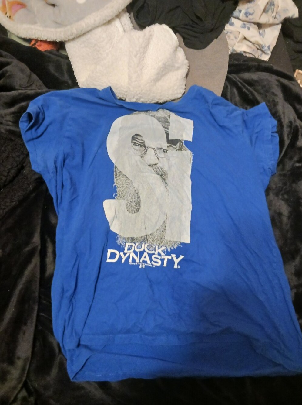 Duck Dynasty Graphic T-Shirt - Royal Blue with White Print